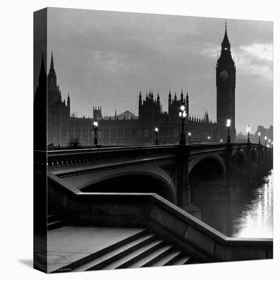 Bridge with Big Ben-null-Stretched Canvas