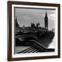 Bridge with Big Ben-null-Framed Art Print