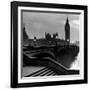 Bridge with Big Ben-null-Framed Art Print