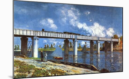 Bridge-Claude Monet-Mounted Art Print