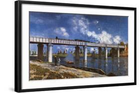 Bridge-Claude Monet-Framed Art Print