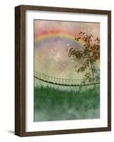 Bridge-justdd-Framed Art Print