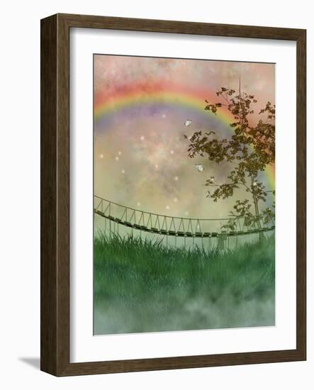 Bridge-justdd-Framed Art Print