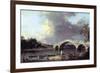 Bridge-Canaletto-Framed Art Print