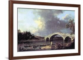 Bridge-Canaletto-Framed Art Print