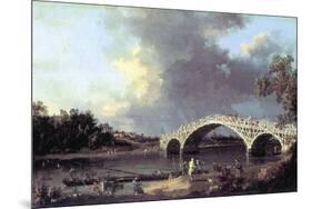 Bridge-Canaletto-Mounted Art Print