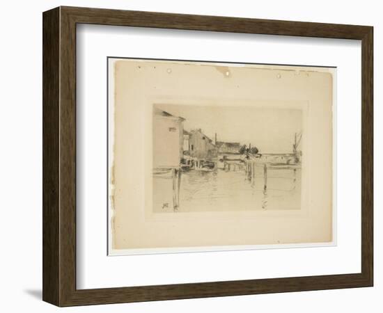 Bridgeport, 1888-1889-John Henry Twachtman-Framed Giclee Print