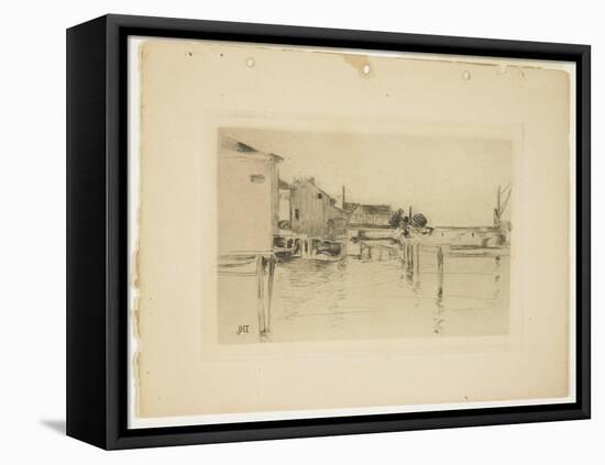 Bridgeport, 1888-1889-John Henry Twachtman-Framed Stretched Canvas