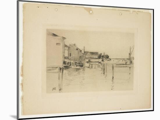 Bridgeport, 1888-1889-John Henry Twachtman-Mounted Giclee Print