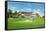 Bridgeport, Connecticut - Exterior View of the Brooklawn Country Club-Lantern Press-Framed Stretched Canvas