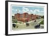 Bridgeport, Connecticut - Exterior View of the Remington Arms, UMC-Lantern Press-Framed Art Print