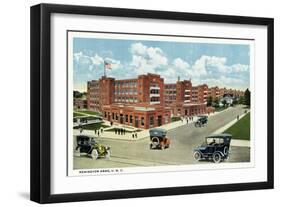 Bridgeport, Connecticut - Exterior View of the Remington Arms, UMC-Lantern Press-Framed Art Print