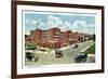 Bridgeport, Connecticut - Exterior View of the Remington Arms, UMC-Lantern Press-Framed Premium Giclee Print