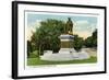 Bridgeport, Connecticut - Seaside Park View of the P T Barnum Monument-Lantern Press-Framed Art Print