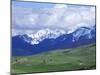 Bridger Mountains, Named for Jim Bridger, Along the Bozeman Pass on the Bozeman Trail, Montana-null-Mounted Photographic Print