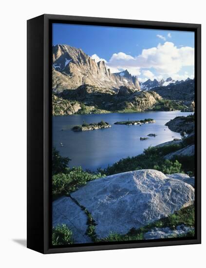 Bridger Wilderness with Island Lake, Wyoming, USA-Scott T. Smith-Framed Stretched Canvas
