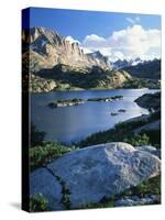 Bridger Wilderness with Island Lake, Wyoming, USA-Scott T. Smith-Stretched Canvas