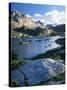 Bridger Wilderness with Island Lake, Wyoming, USA-Scott T. Smith-Stretched Canvas