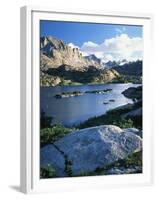 Bridger Wilderness with Island Lake, Wyoming, USA-Scott T. Smith-Framed Premium Photographic Print