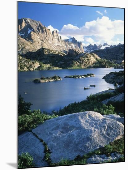 Bridger Wilderness with Island Lake, Wyoming, USA-Scott T. Smith-Mounted Premium Photographic Print