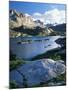 Bridger Wilderness with Island Lake, Wyoming, USA-Scott T. Smith-Mounted Photographic Print