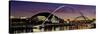 Bridges across a River, Tyne River, Newcastle-Upon-Tyne, Tyne and Wear, England-null-Stretched Canvas