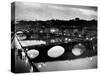 Bridges across the Arno River at Night-Alfred Eisenstaedt-Stretched Canvas