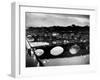 Bridges across the Arno River at Night-Alfred Eisenstaedt-Framed Photographic Print