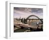 Bridges Across the River Tyne, Newcastle-Upon-Tyne, Tyne and Wear, England, United Kingdom-Michael Busselle-Framed Photographic Print