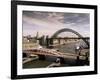 Bridges Across the River Tyne, Newcastle-Upon-Tyne, Tyne and Wear, England, United Kingdom-Michael Busselle-Framed Photographic Print