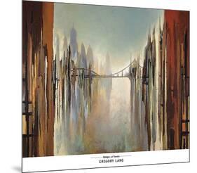 Bridges and Towers-Gregory Lang-Mounted Art Print