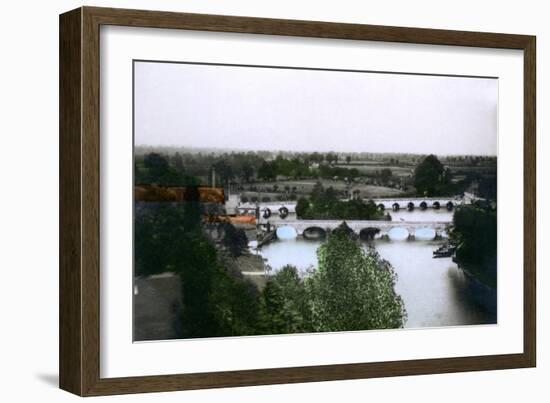 Bridges at Stratford-Upon-Avon, Warwickshire, 1926-null-Framed Giclee Print