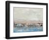 Bridges Cyan IV-Sharon Gordon-Framed Art Print