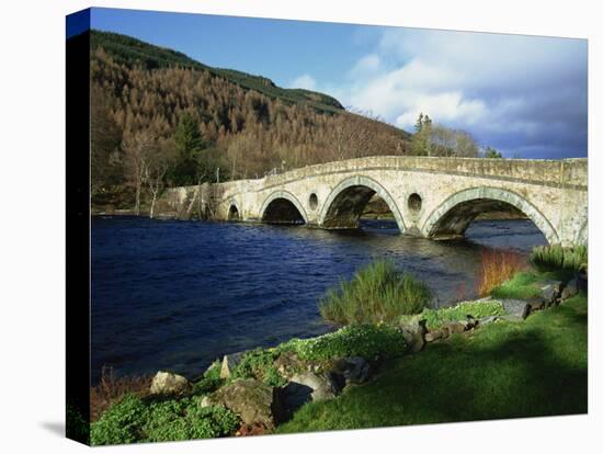 Bridges, Kenmore, Loch Tay, Scotland, United Kingdom, Europe-Ethel Davies-Stretched Canvas