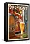 Bridges of Vermont - the Art of Beer-Lantern Press-Framed Stretched Canvas