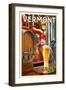 Bridges of Vermont - the Art of Beer-Lantern Press-Framed Art Print