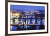 Bridges on the Vltava River, UNESCO World Heritage Site, Prague, Czech Republic, Europe-Christian Kober-Framed Photographic Print