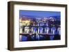 Bridges on the Vltava River, UNESCO World Heritage Site, Prague, Czech Republic, Europe-Christian Kober-Framed Photographic Print