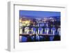 Bridges on the Vltava River, UNESCO World Heritage Site, Prague, Czech Republic, Europe-Christian Kober-Framed Photographic Print