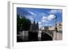 Bridges over Moika River and Cathedral of Resurrection of Christ-null-Framed Giclee Print