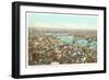 Bridges over the East River, New York City-null-Framed Art Print