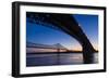 Bridges over the Mississippi River at Dawn in St. Louis, Missouri-Jerry & Marcy Monkman-Framed Photographic Print