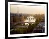 Bridges over the Seine river, Paris-Michel Setboun-Framed Art Print