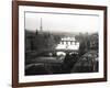 Bridges over the Seine river, Paris-Michel Setboun-Framed Art Print