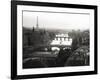 Bridges over the Seine river, Paris-Michel Setboun-Framed Art Print