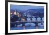 Bridges over the Vltava River Including Charles Bridge-Markus-Framed Photographic Print