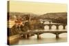 Bridges over the Vltava River Including Charles Bridge-Markus-Stretched Canvas