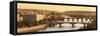 Bridges over the Vltava River Including Charles Bridge-Markus Lange-Framed Stretched Canvas