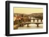 Bridges over the Vltava River Including Charles Bridge-Markus-Framed Photographic Print