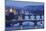 Bridges over the Vltava River Including Charles Bridge-Markus-Mounted Photographic Print